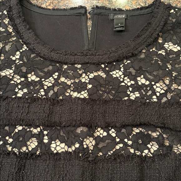 J. Crew Black Lace Sleeveless Top Size S - Picture 4 of 7
